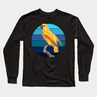 Senegal parrot Retro sunset Long Sleeve T-Shirt